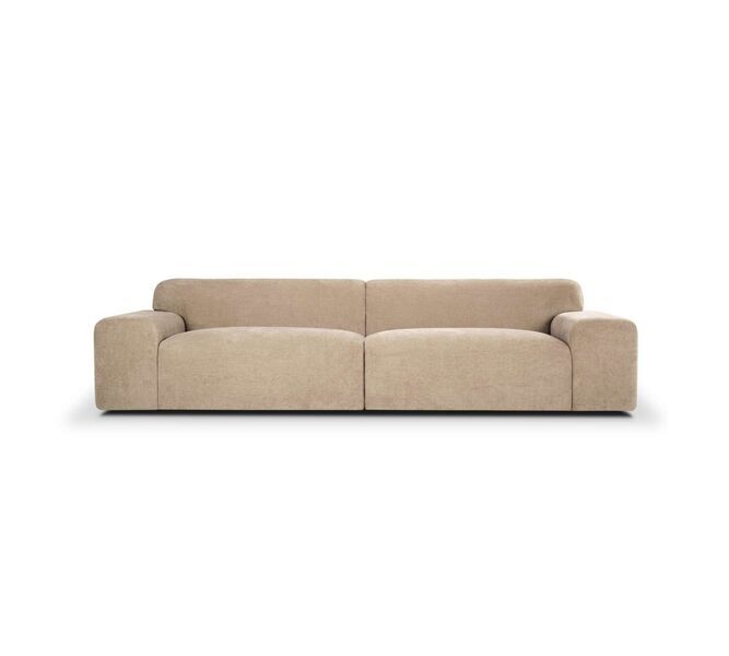 Gloria sofa 3-seater Danny Cream | brown, image 2 of 4