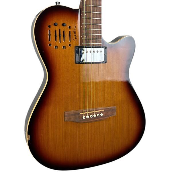 Godin A6 Ultra 2009 - Cognac Burst | Cognac Burst, image 1 of 4