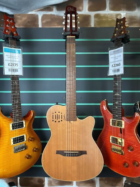 Godin Multiac Nylon Encore Natural Satin 2019 Electro-Acoustic Guitar | Natural Satin, image 2 of 5