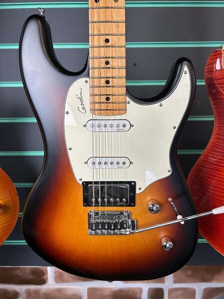 Godin Session Vintage Burst Semi-Gloss 2017 Electric Guitar | Vintage Burst, image 4 of 5