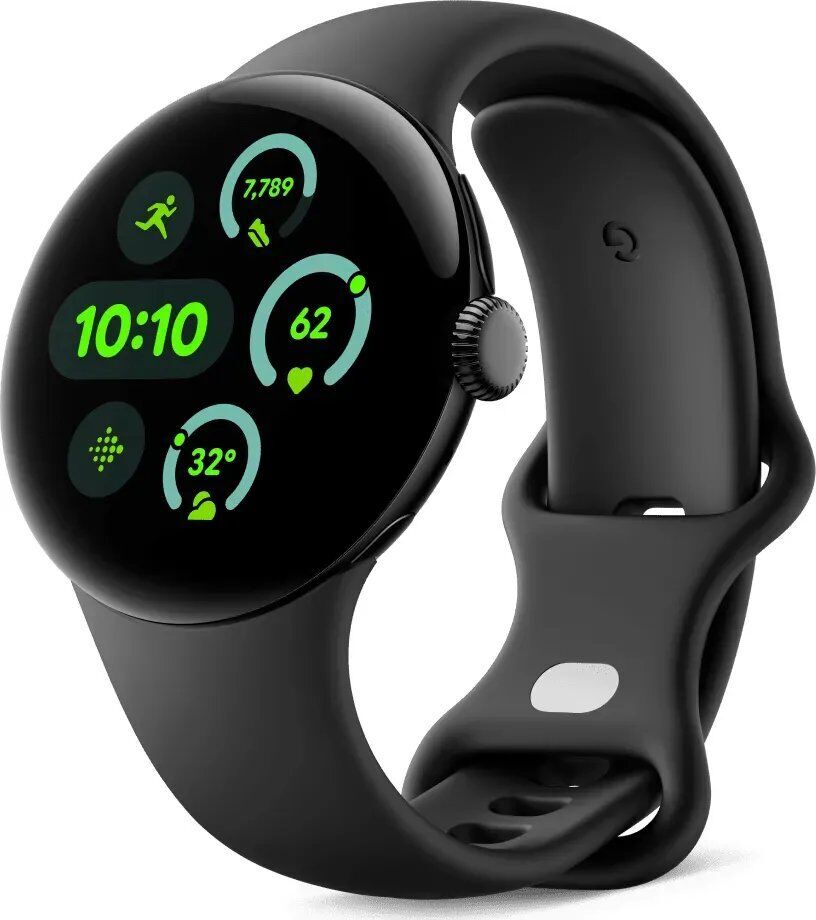 Google Pixel Watch 3 (2024) 45 mm Wi-Fi schwarz schwarz