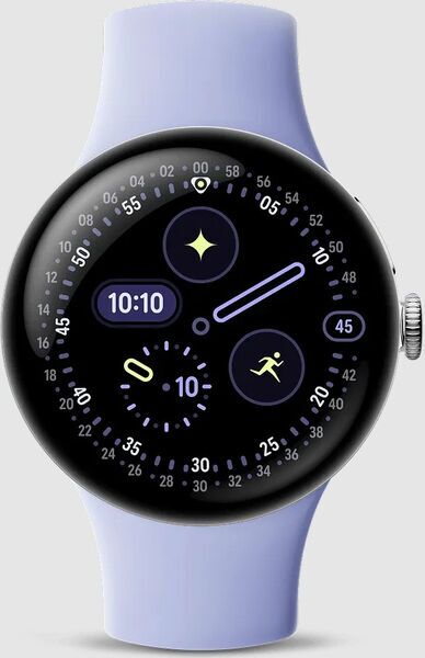Google Pixel Watch 4 (2025) | 41 mm | 4G | Polished Silver | Iris 2