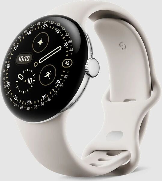 Google Pixel Watch 4 (2025) | 41 mm | WiFi | Polished Silver | Porcelain 1