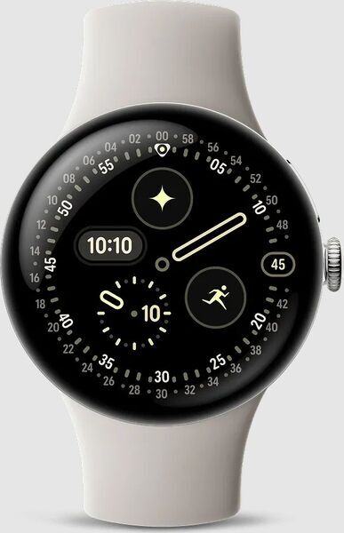 Google Pixel Watch 4 (2025) | 41 mm | WiFi | Polished Silver | Porcelain 2