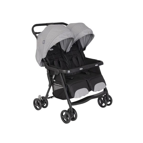 Graco DuoRider Doppelkinderwagen | grey 1