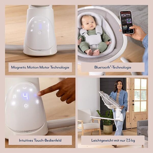 Graco Sway’n Grow 3-in-1 Babyschaukel | grey 3