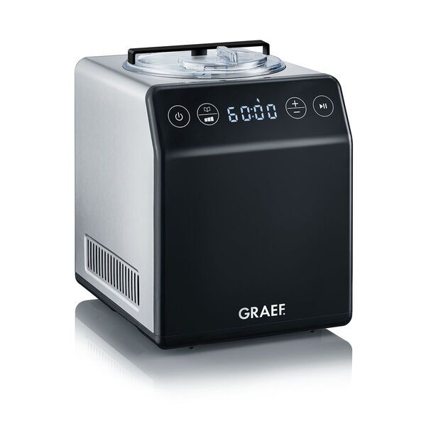 GRAEF Maszyna do lodów IM700 | srebrny/czarny