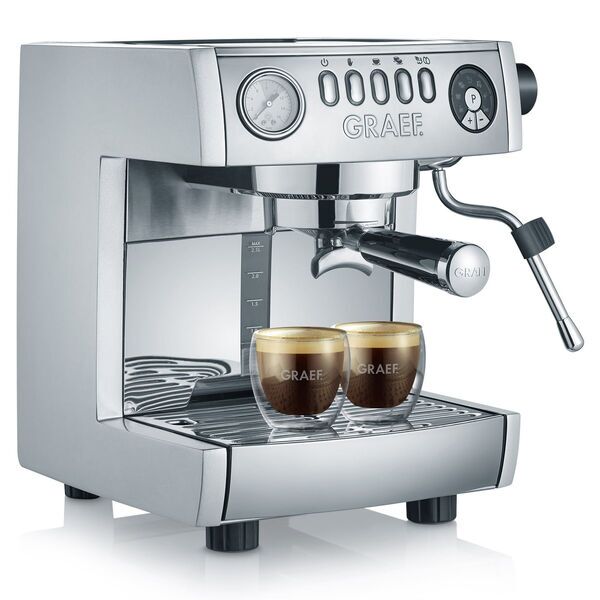 GRAEF Marchesa ES850EU Siktbärare kaffebryggare + Kaffekvarn CM850 | silver