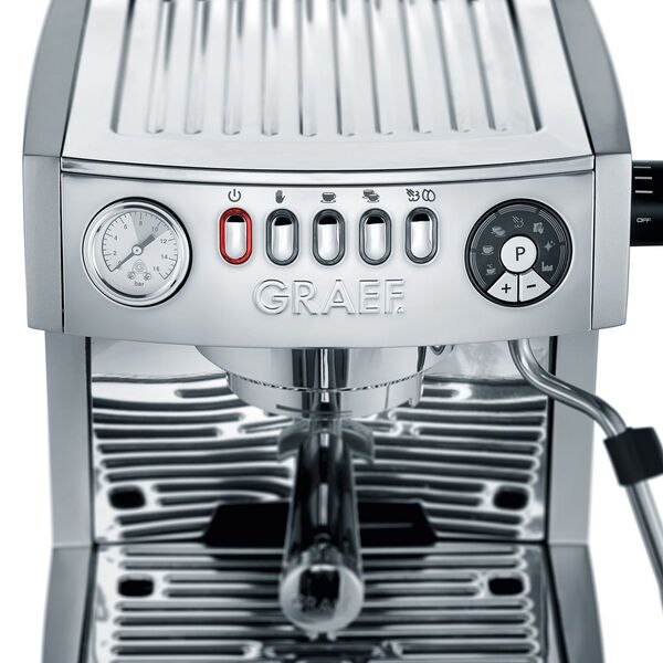 GRAEF Marchesa ES850EU espressokone + kahvimylly CM850 | hopea 2
