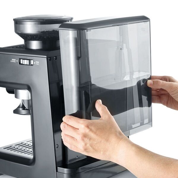 GRAEF Milegra ESM802EU Siebträger Kaffeemaschine | silber/schwarz 2