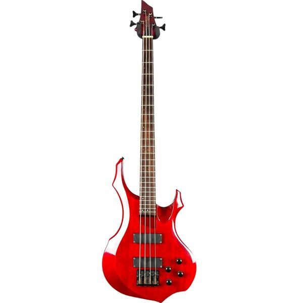 Grassroots Forest Bass G-FR-52B - See thru Red | See thru Red, image 2 of 4