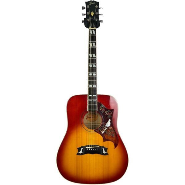 Greco 303 Akustik 1975 - Cherry Sunburst | Cherry Sunburst, image 2 of 4