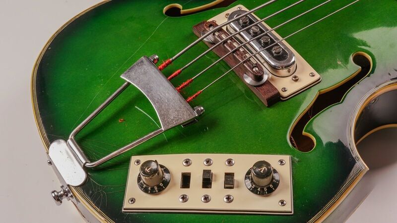 Greco 971 Violin bass green Sunburst około 1968 | Made in Japan | green sunburst, image 3 of 5