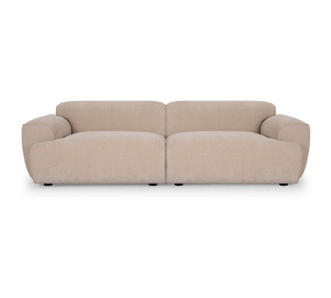 Greta sofa 3-seater Danny Cream | brown, image 1 of 4