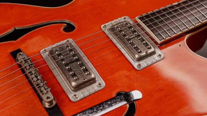 Gretsch Electromatic 5120 1995 MIJ Terada Japan Orange USA PAT Filter’Trons | Original, image 4 of 5