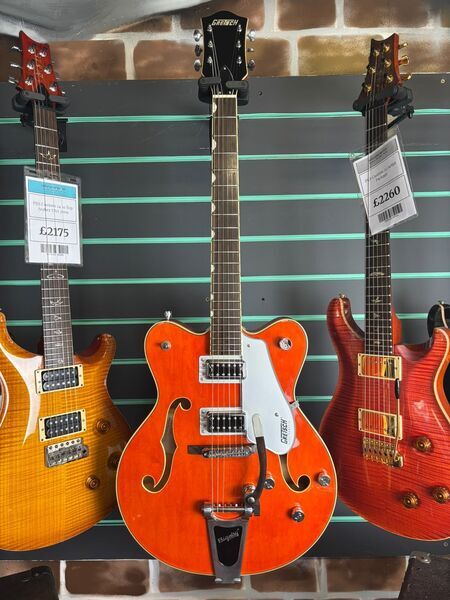 Gretsch Electromatic G5422T Orange Stain 2016 Semi-Hollow Electric Guitar | orange, image 2 of 5