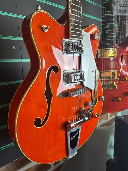 Gretsch Electromatic G5422T Orange Stain 2016 Semi-Hollow Electric Guitar | orange, image 4 of 5