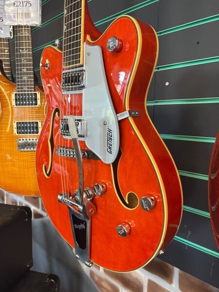Gretsch Electromatic G5422T Orange Stain 2016 Semi-Hollow Electric Guitar | orange, image 5 of 5