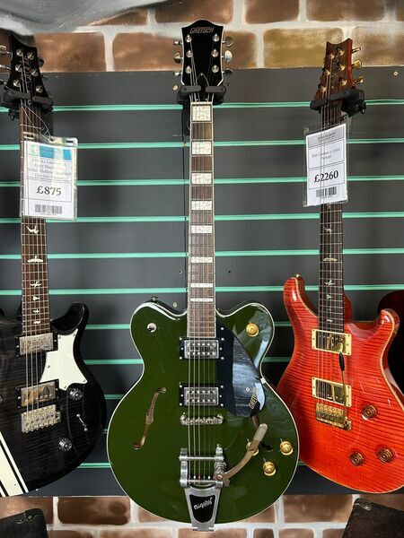 Gretsch G2622T Streamliner Torino Green 2017 Hollow Body Electric Guitar | green, image 2 of 5