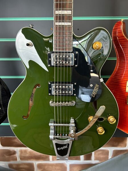 Gretsch G2622T Streamliner Torino Green 2017 Hollow Body Electric Guitar | green, image 4 of 5