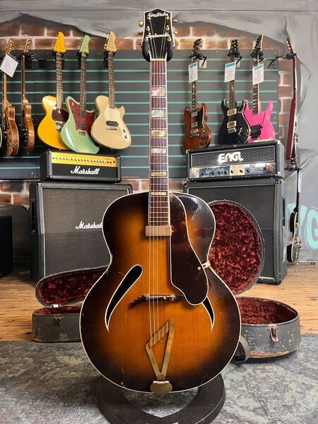 Gretsch Synchromatic 200 Sunburst c.1940s Vintage Archtop Acoustic Guitar | Sunburst Vintage, image 1 of 5