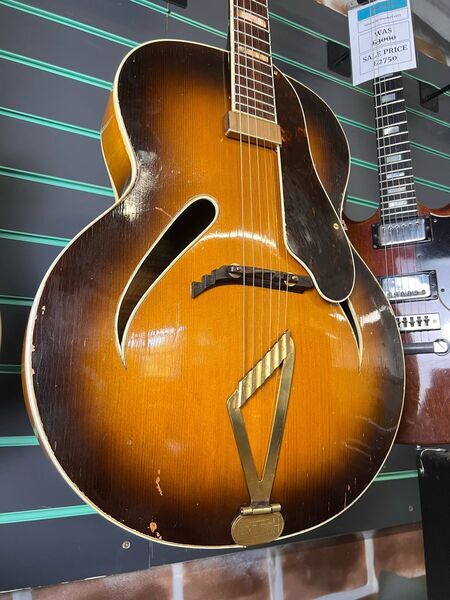 Gretsch Synchromatic 200 Sunburst c.1940s Vintage Archtop Acoustic Guitar | Sunburst Vintage, image 3 of 5