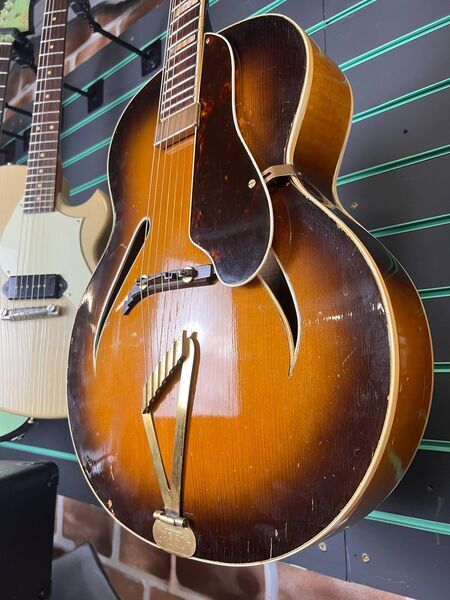 Gretsch Synchromatic 200 Sunburst c.1940s Vintage Archtop Acoustic Guitar | Sunburst Vintage, image 5 of 5