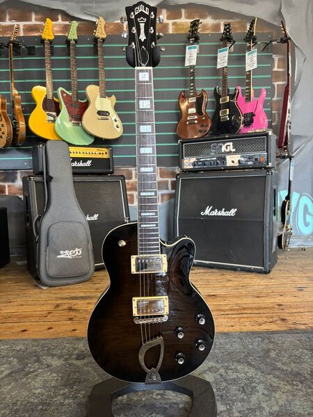 Guild Aristocrat HH Transparent Black Sunburst 2022 Electric Guitar | Black Sunburst, image 1 of 5