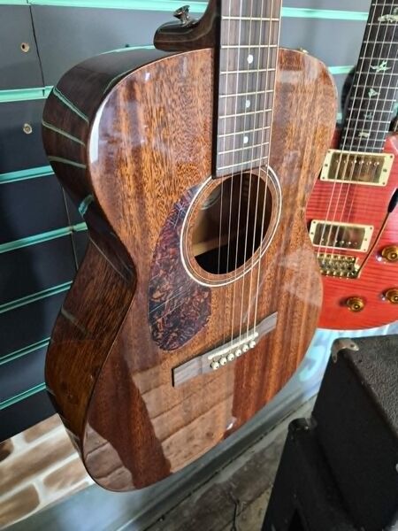 Guild M-120L Natural Gloss 2022 Concert Acoustic Guitar | Natural Gloss, image 3 of 5