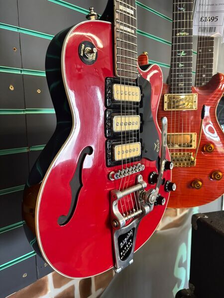 Guild M75 Custom Order 1962 USA Red Refin. Electric Guitar | red, image 5 of 5