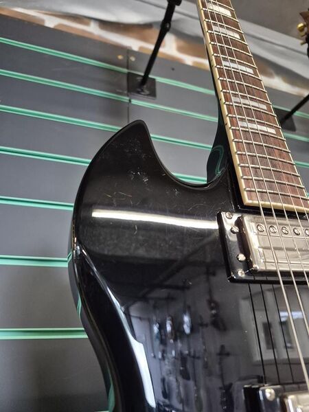 Guild S-100 Polara Gloss Black 2021 Electric Guitar | gloss black, image 4 of 5