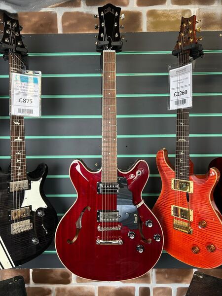 Guild Starfire I DC Cherry Red 2022 Semi-Hollow Electric Guitar | Cherry Red, image 2 of 5