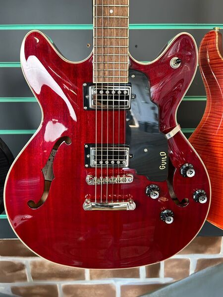 Guild Starfire I DC Cherry Red 2022 Semi-Hollow Electric Guitar | Cherry Red, image 4 of 5