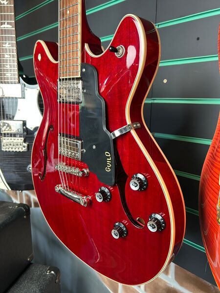 Guild Starfire I DC Cherry Red 2022 Semi-Hollow Electric Guitar | Cherry Red, image 5 of 5