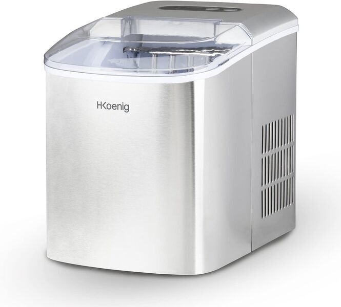 H.Koenig KB14 Ice Cube Machine | silver 3