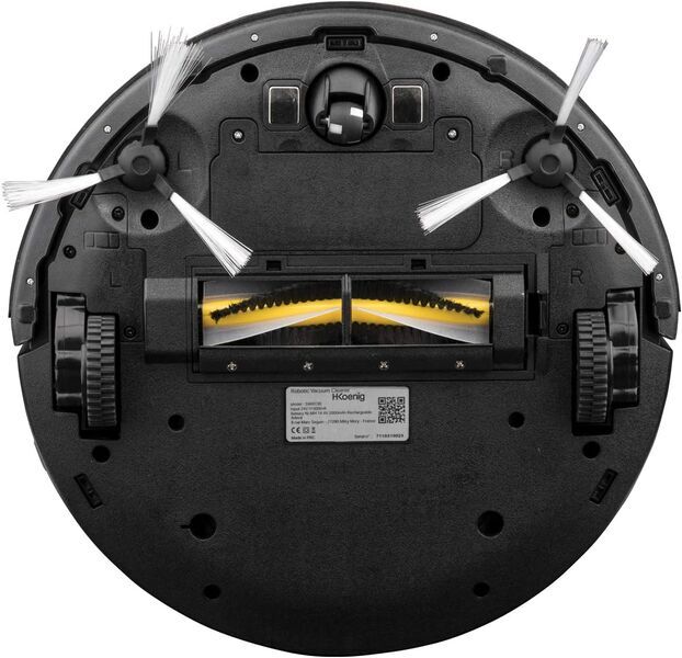 H.Koenig SWRC90 Staubsaugerroboter mit Wischfunktion | schwarz 2