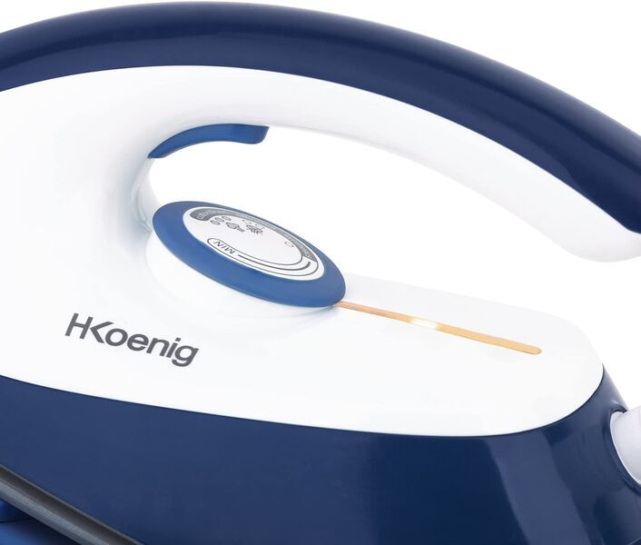 H.Koenig V34 Strykning med ånga | blue/vit 4