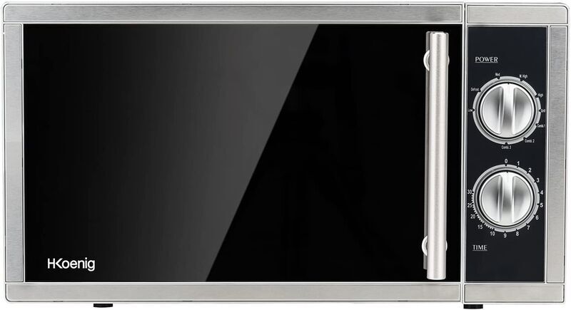 H.Koenig VIO7 Microwave with grill | black/silver