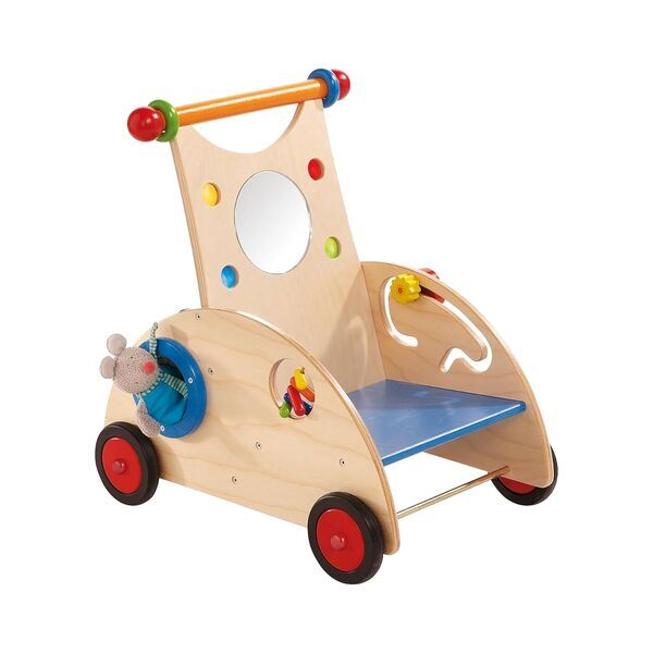 Haba Entdeckerwagen Lauflernwagen | multicolored 1