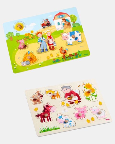 Haba Holzpuzzle Set | brown 1