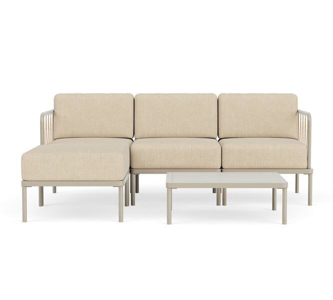 Hadley Outdoor Eckmodul Marzipan | beige, image 2 of 4