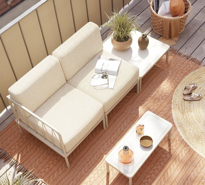 Hadley Outdoor Eckmodul Marzipan | beige, image 3 of 4