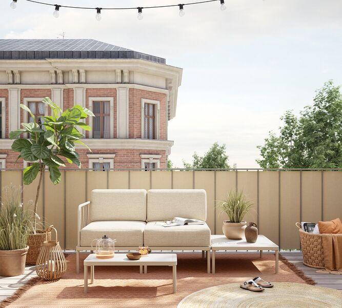 Hadley Outdoor Eckmodul Marzipan | beige, image 4 of 4