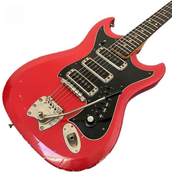 Hagstrom III Soldibody Guitar 1967 | red, image 1 of 5