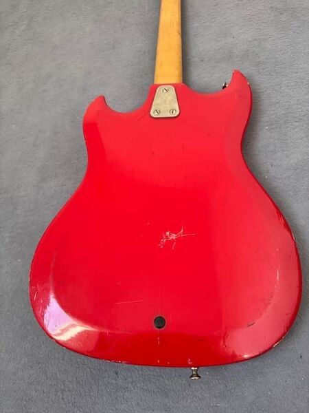 Hagstrom III Soldibody Guitar 1967 | red, image 5 of 5
