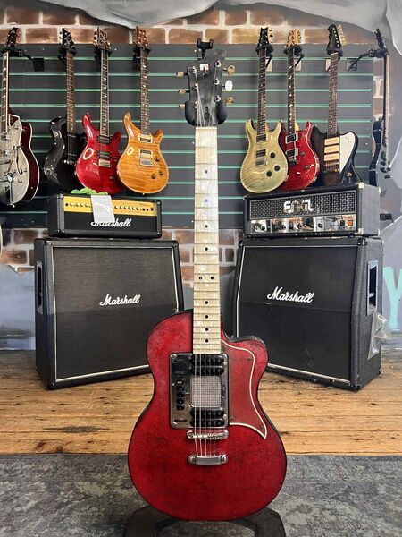 Hagstrom P46 Deluxe Red Sparkle c.1958-59 Vintage Electric Guitar | Sparkle Vintage, image 1 of 5