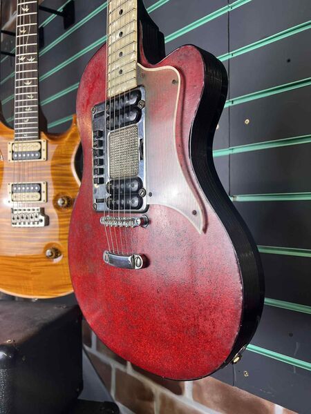 Hagstrom P46 Deluxe Red Sparkle c.1958-59 Vintage Electric Guitar | Sparkle Vintage, image 5 of 5
