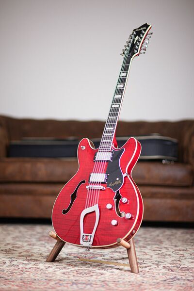 Hagstrom Viking Deluxe 12-String | Wild Cherry | Wild Cherry, image 1 of 5