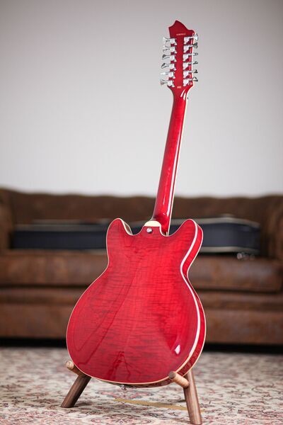 Hagstrom Viking Deluxe 12-String | Wild Cherry | Wild Cherry, image 2 of 5