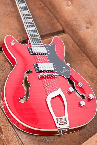 Hagstrom Viking Deluxe 12-String | Wild Cherry | Wild Cherry, image 3 of 5